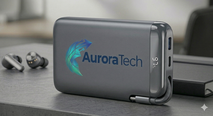 NovaCore Ultra 140W PD 3.1 Power Bank, 27,000mAh Portable Laptop Charger with Apple Find My, Built-in USB-C Cable, OLED Smart Display, Extreme Weather Optimized for MacBook Pro, iPhone 17, and iPad.